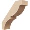 Ekena Millwork 3-inch W x 10-inch D x 10-inch H Valencia Rough Cedar Woodgrain TimberThane Knee Brace, Primed BRCUR03X10X10VALRCPR - alternate 1